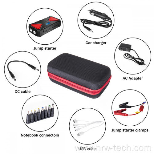 Car Jump Starter and Battery Charger with Flashlight